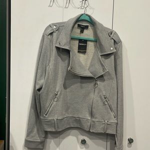 Forever 21+ Casual Jacket Heather Grey
